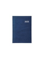 Biella Geschäftsagenda 2025 Executive blau, 14.5 x 20.5 cm, 420 Seiten, 1 Tag pro Seite