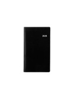 Biella Taschenagenda 2025 Luzern black , 8.7 x 15.3 cm, 40 pages,  1 Mo auf 2 Seit