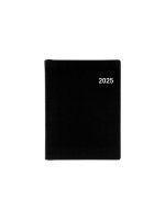 Biella Geschäftsagenda 2025 Rex Wire-O, black , 10x 14 cm, 1 Woche auf 2 pages
