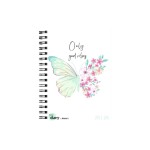 Biella Schüleragenda 2025/26 Style, 12x16.5cm, 3 1/2 Tag pro Seite, Wire-O