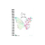 Biella Schüleragenda 2025/26 Style, 14.5x20.5cm, 3 1/2 Tag pro Seite, Wire-O