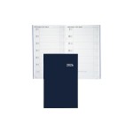 Biella Agenda commercial Compact Bleu foncé, 1W/72S, 15 x24 cm