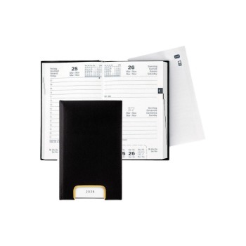 Biella Geschäftsagenda Disponent 2026, black , 1T/1S, 10,1 x 16 cm Biella Geschäftsagenda Disponent 2026, black , 1T/1S, 10,1 x 16 cm
