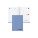 Biella Agenda commercial Coloré Bleu, 1T/1S, 14.5 x 20.5 cm