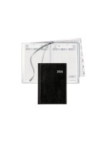 Biella Agenda commercial Terminia Noir, 14.5 x 20.5 cm