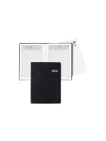 Biella Agenda de poche Technikus noir, 10.1 x 14.2 cm
