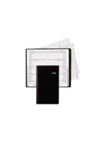 Biella Agenda de poche Planning Luzern noir, 8.7 x 15.3 cm