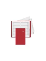 Biella Agenda de poche Planning Luzern rouge vin, 8.7 x 15.3 cm