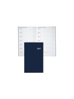 Biella Agenda commercial Compact Non, 2027, Bleu foncé