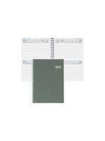 Biella Agenda commercial Bi Jour Wire-O Non, 2027, Gris