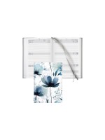 Biella Agenda commercial Dispo Term Trend Fleur, 2027, Bleu/Blanc