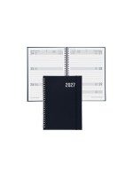 Biella Agenda commercial Dispo Term Savanna Wire-O Non, 2027, Bleu