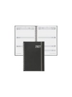 Biella Agenda commercial Dispo Term Savanna Wire-O Non, 2027, Gris
