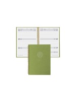 Biella Geschäftsagenda Dispo Term Natural, h-grün, o-Wire, 2027, 1W/2S, 14.5x20.5 cm