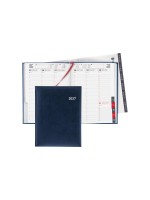 Biella Agenda commercial Orario Non, 2027, Bleu foncé