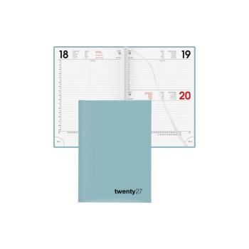 Biella Agenda commercial Colorful Non, 2027, Vert sauge