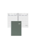 Biella Agenda commercial Terminia Wire-O Non, 2027, Gris