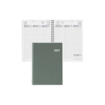 Biella Agenda commercial Terminia Wire-O Non, 2027, Gris Biella Agenda commercial Terminia Wire-O Non, 2027, Gris