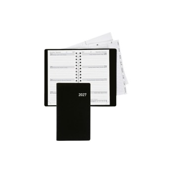 Biella Tagesagenda Bruxelles 2027, black , 1W/2S, 8,5 x 15,3 cm, FSC Biella Tagesagenda Bruxelles 2027, black , 1W/2S, 8,5 x 15,3 cm, FSC