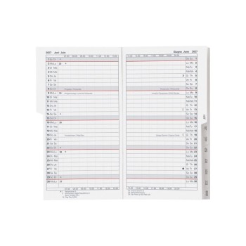 Biella Agenda Lucerne, contenu de rechange – Blanc Sans motif, 2027, Blanc Biella Agenda Lucerne, contenu de rechange – Blanc Sans motif, 2027, Blanc