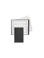 Biella Agenda Luzern en cuir – Noir Sans motif, 2027, Noir