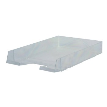 Biella Briefkörbe Parat Plast, A4, trans, Polystyrol, senkrecht, versetzt,