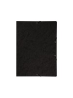 Biella Portfolio à ruban élastique A4 Noir