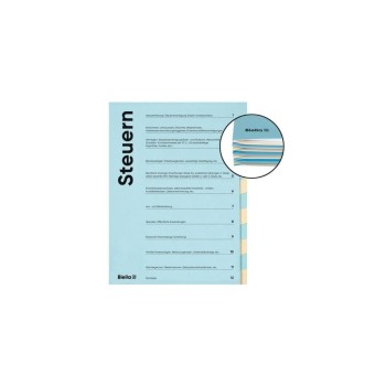 Biella Dossier d’impôts A4 12 pièces, en Allemand Biella Dossier d’impôts A4 12 pièces, en Allemand