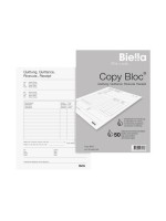 Biella bloc pour quittance avec copie , format A5, pour quittance, 50 pages, copie en noir