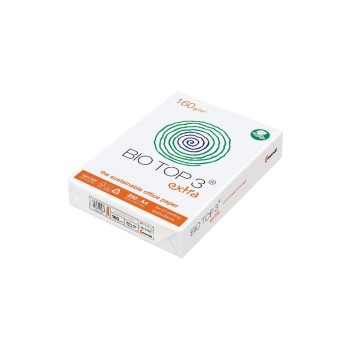 Antalis Papier pour photocopie Bio Top 3 Extra A4, blanc, 160 g/m², 250 feuilles Antalis Papier pour photocopie Bio Top 3 Extra A4, blanc, 160 g/m², 250 feuilles