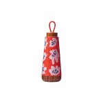 bioloco Thermoflasche Loop Mini-Kukkia, 350ml , Edelstahl, Holzdeckel