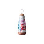 bioloco Thermofla. Loop Mini-Colorful mind, 350ml , Edelstahl, Holzdeckel