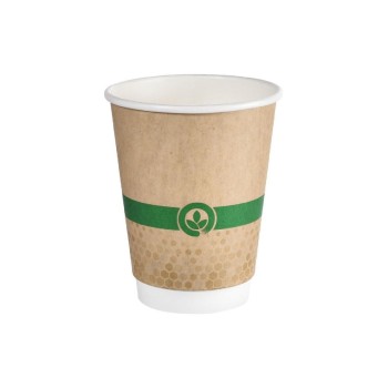 Biopak Melli Double Wall Becher 24cl, bunt, 25 Stk.