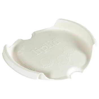 Biopak Deckel Melli LipLids Bagasse Bambus, for Becher Melli 35/47cl, 50 Stk.