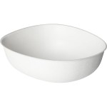 BioPak Bols jetables Galet 500 ml Blanc non divisé, 50 pièces