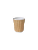 BioPak Gobelets jetables Triple mur 24 cl brun, 25 pièces