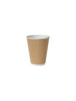 BioPak Gobelets jetables Triple mur 47 cl Marron, 20 pièces