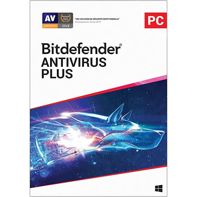 Bitdefender Antivirus Plus - 1 Year 1 PC (ESD)