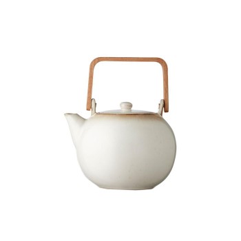 Bitz Teekanne 1.2l Creme/Braun, 1 Stück, V: 1.20l, H: 15cm, D: 17.5cm Bitz Teekanne 1.2l Creme/Braun, 1 Stück, V: 1.20l, H: 15cm, D: 17.5cm