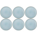 Bitz Assiette non décorative Ø 27 cm, 6 Pièce/s, Gris/Bleu clair