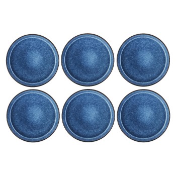 Bitz Assiette non décorative Ø 27 cm, 6 Pièce/s, Noir/Bleu foncé Bitz Assiette non décorative Ø 27 cm, 6 Pièce/s, Noir/Bleu foncé