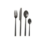 Bitz Besteckset 16-teilig black, black satin finish