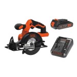 BLACK+DECKER Scie circulaire portative sans fil BDCCS18 Kit 18 V