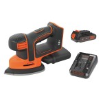 Black+Decker Dreieckschleifer, 18V Kit, with Gratis-accu and Ladegerät