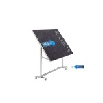 BLACKGLAS SolarScreenECOsurfacePRO 440W siQ, 1x WR, 5m Kabel T13 IP55, 40x40mm AL,Rollen