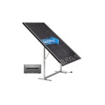 BLACKGLAS SolarScreenECOzoom 440W swH+, 1x WR, 5m cable T13 IP55, 40x40mm AL