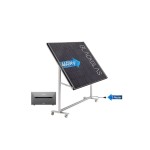 BLACKGLAS SolarScreenECOstoragePRO 440WswQ+, 1x WR, 5m Kabel T13 IP55, 40x40mm AL,Rollen