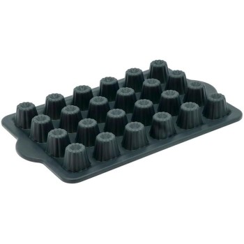 Blomsterberg Backform Mini Charlotte 24er, grey, Silikon Blomsterberg Backform Mini Charlotte 24er, grey, Silikon