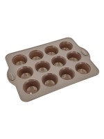 Blomsterberg Moule à muffins Silicone, latte, lot de 12