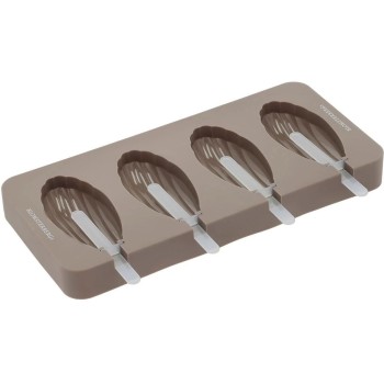Blomsterberg Moule à glace Madeleine, Silicone, lattes, 4 pièces Blomsterberg Moule à glace Madeleine, Silicone, lattes, 4 pièces